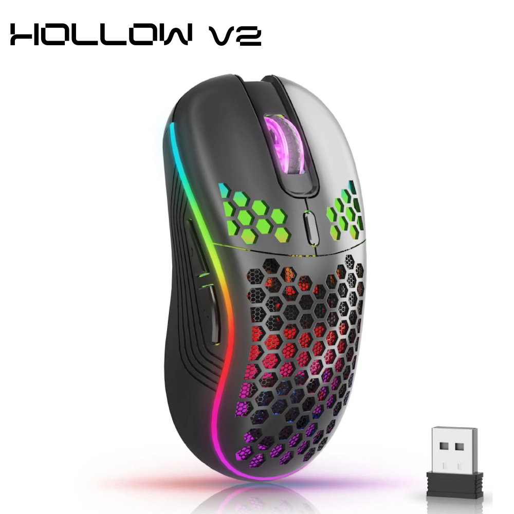 Hollow RGB Wireless Gaming Mouse