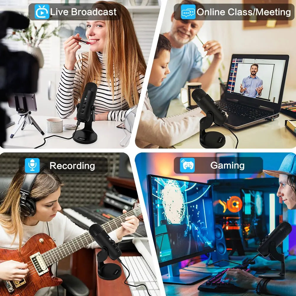 Stream/Podcast Microphone Haomuren